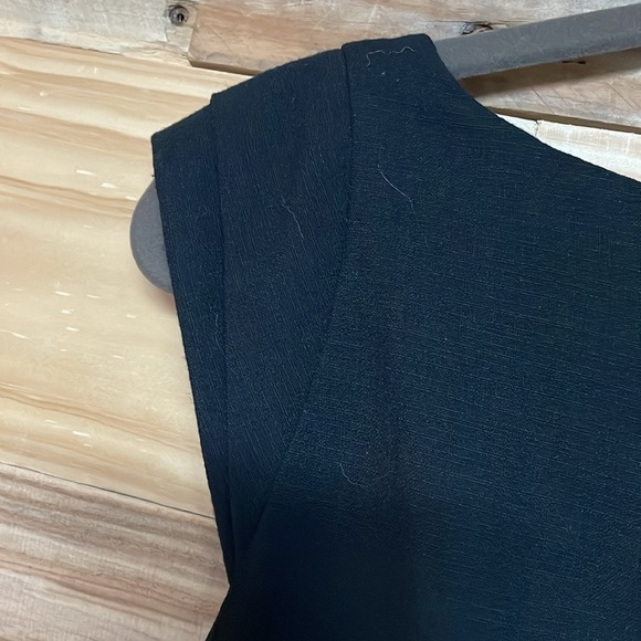 Tahari ASL size 6 cap sleeve black form fitted pencil dress - Picture 6 of 8